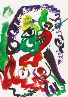 Otto Muehl - Weiblicher Akt (26.3.85)