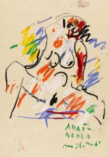 Otto Muehl - Weiblicher Akt (28.9.81)