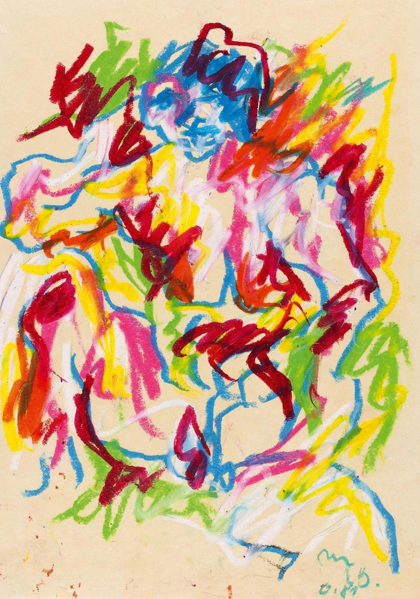 Otto Muehl - Weiblicher Akt (29.6.81)