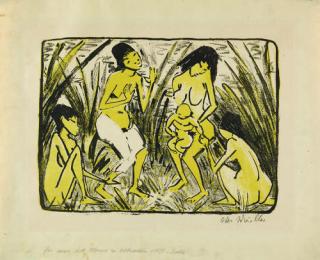 Otto Mueller - Auffindung des Moses.