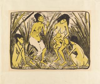 Otto Mueller - Auffindung des Moses.