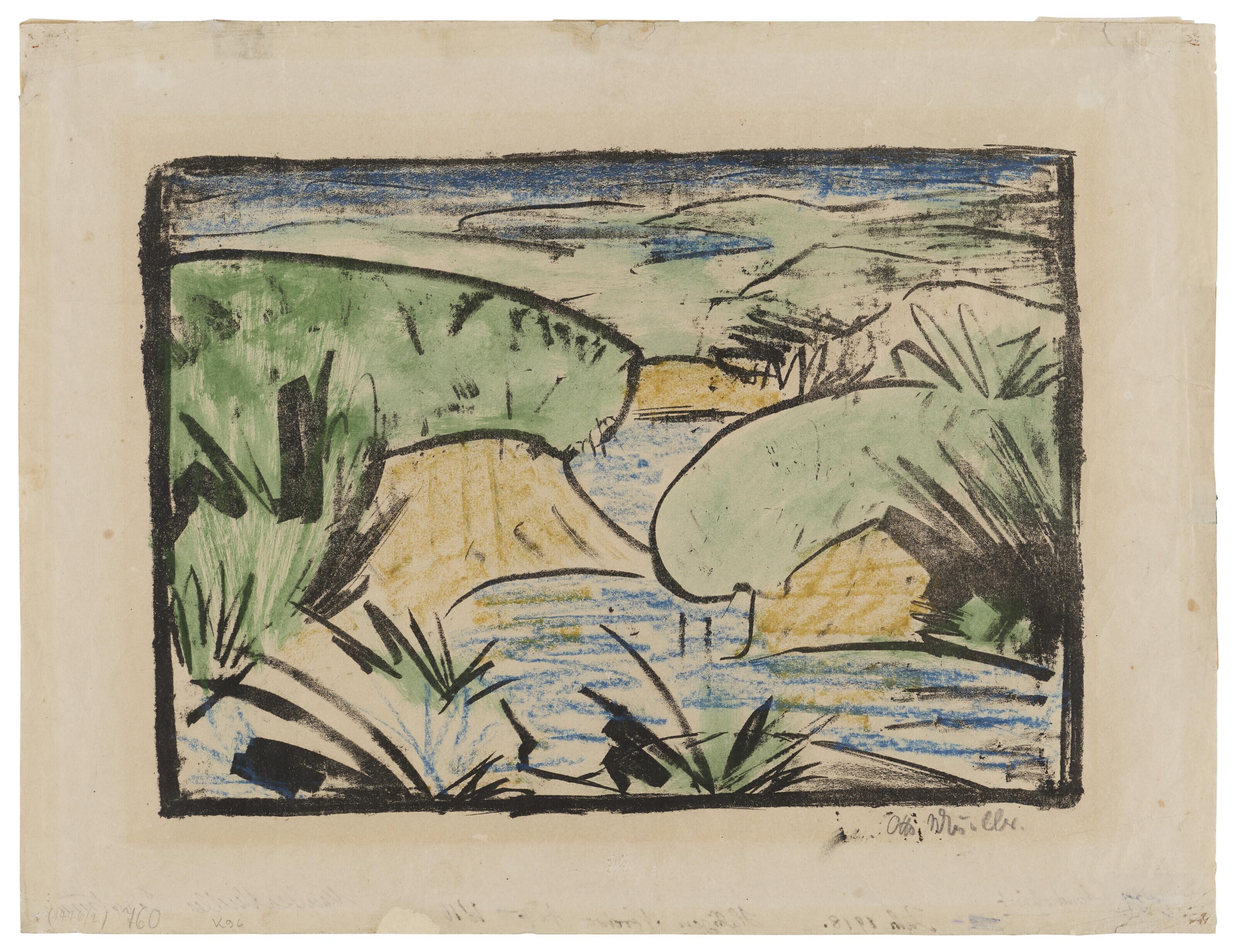 Otto Mueller - Dünenlandschaft 3