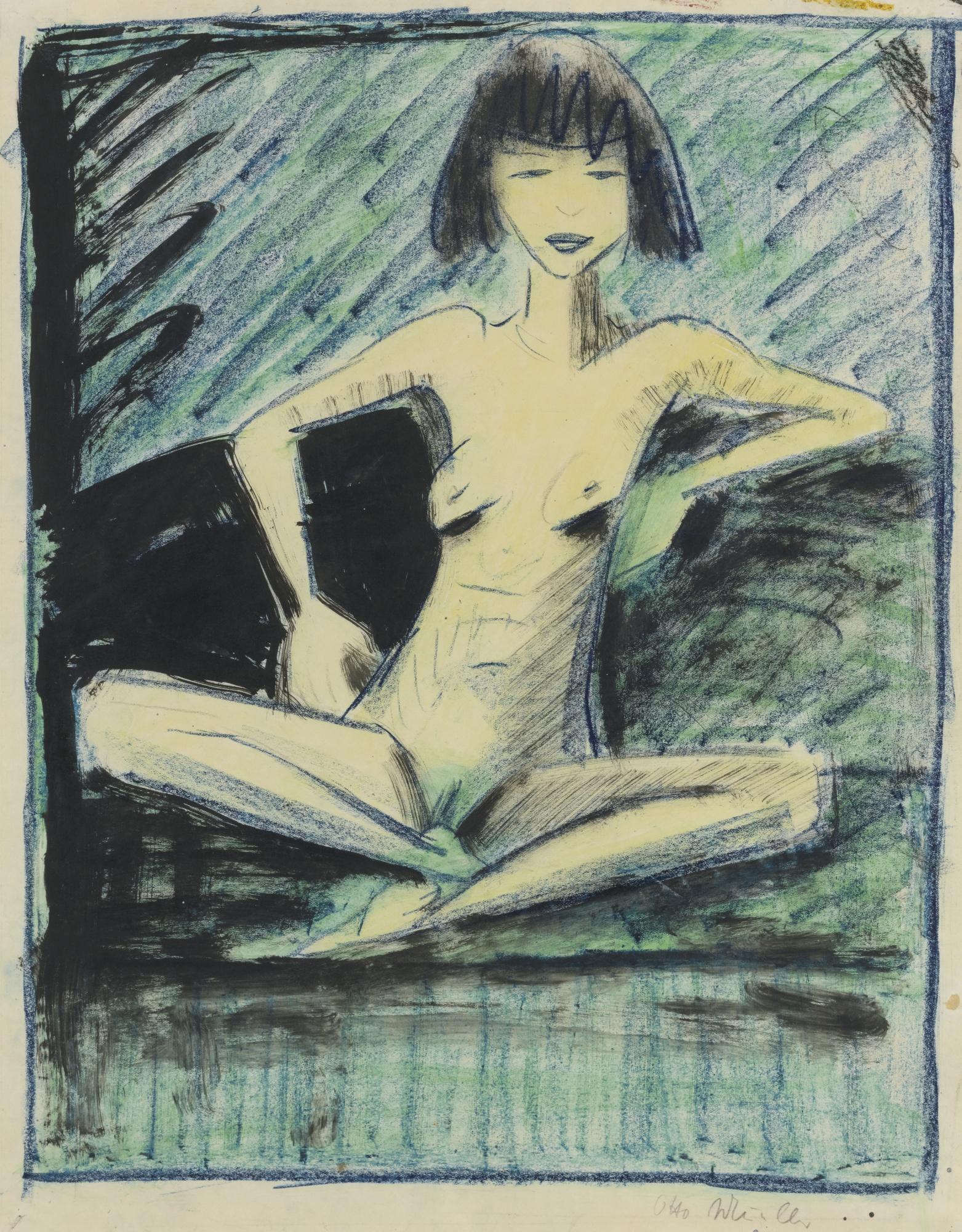 Otto Mueller - Junge Zigeunerin (Young Gypsy)