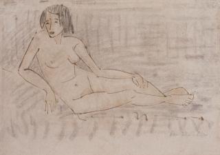 Otto Müller - Liegender Akt (Reclining Nude)