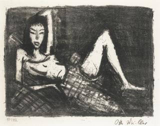 Otto Müller - Mädchen Auf Dem Kanapee (Karsch 146 Ii)