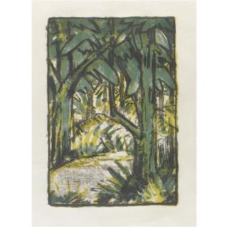 Otto Müller - Waldlandschaft (K. 152)