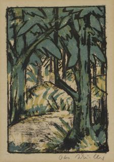 Otto Mueller - Waldlandschaft