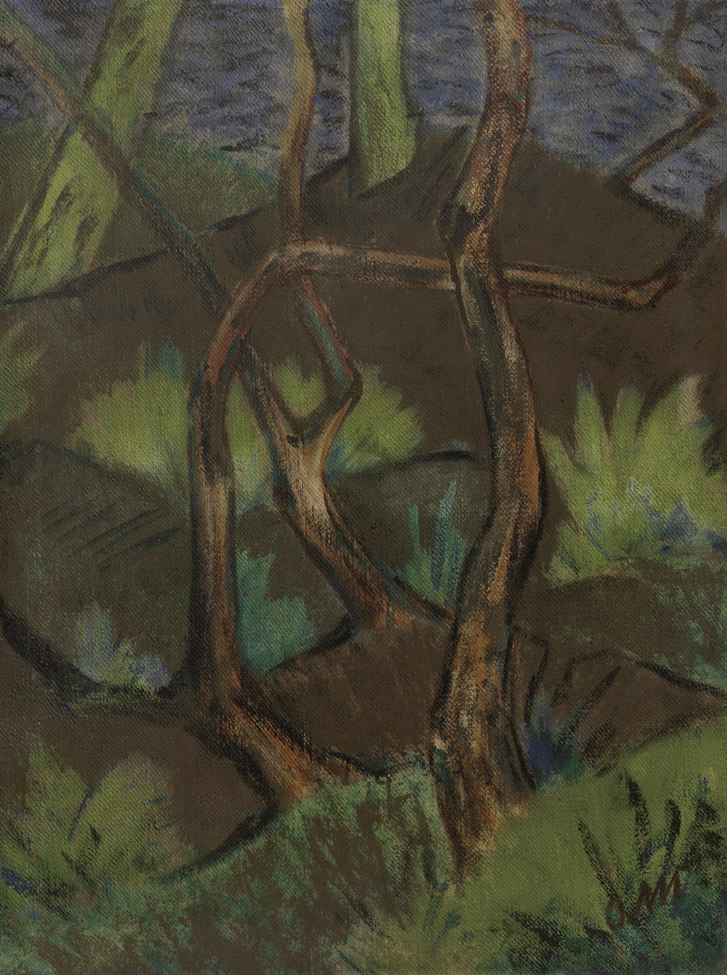 Otto Mueller - Waldlandschaft