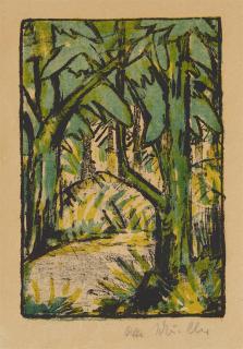 Otto Mueller - Waldlandschaft