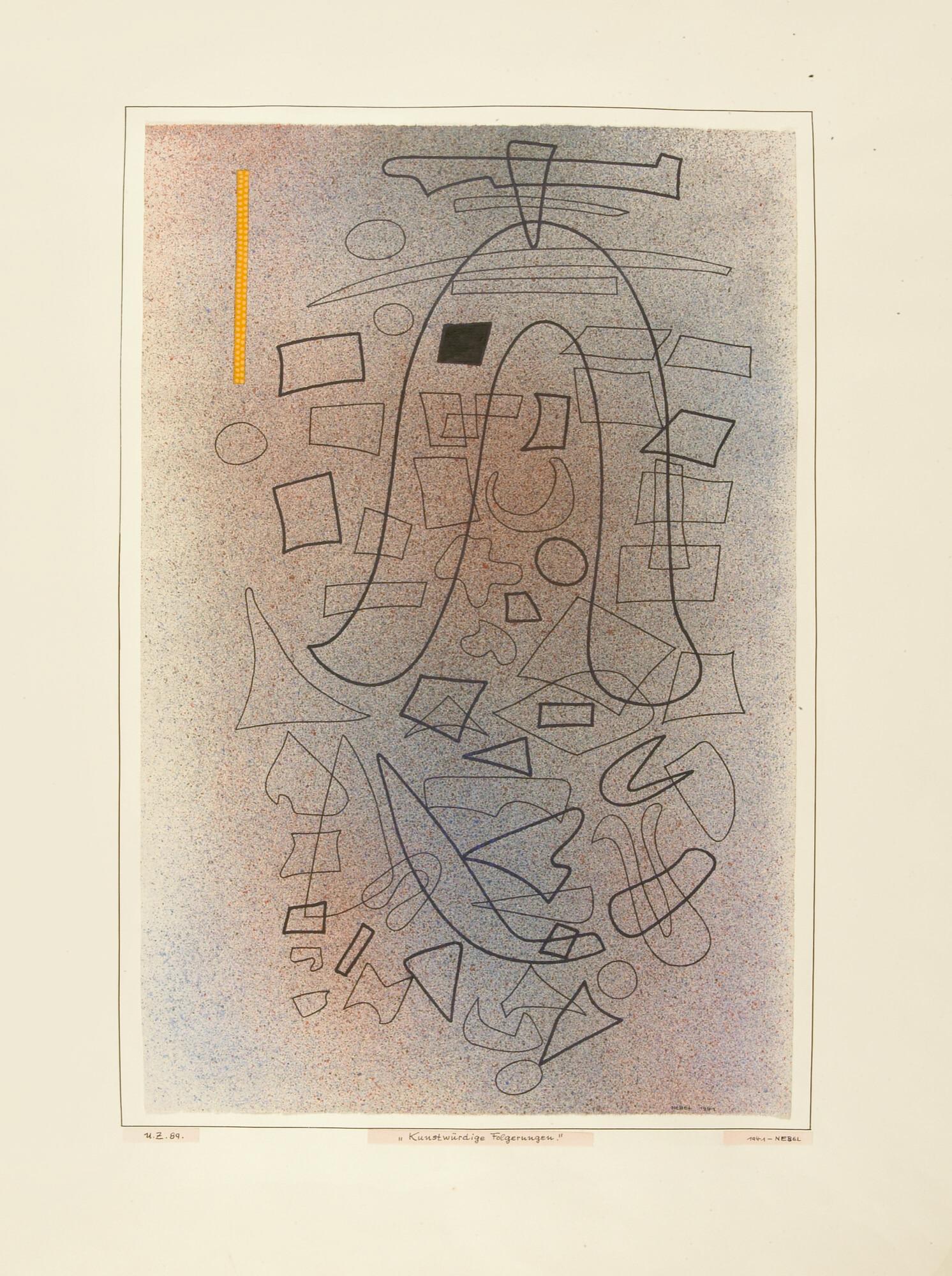 Otto Nebel - „Kunstwürdige Folgerungen.“