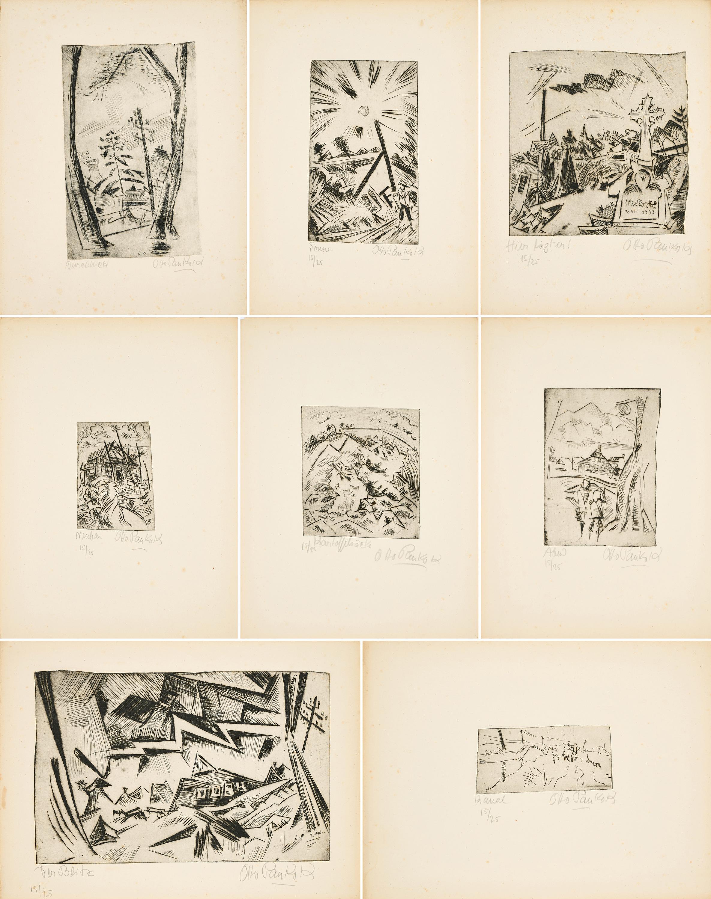 Otto Pankok - 10 Landschaften.