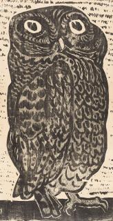 Otto Pankok - Eule (Kauz).