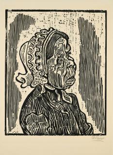 Otto Pankok - Frau mit Haube (Jana).