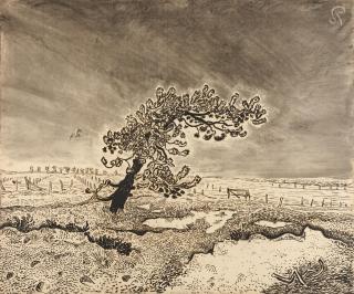 Otto Pankok - Krumme Kiefer.