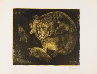 Otto Pankok - Ohne Titel (Sau).