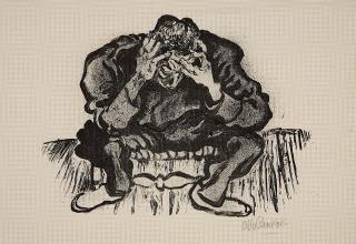 Otto Pankok - Ramon (Trauriger alter Mann)