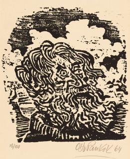 Otto Pankok - Selbst (Wind)