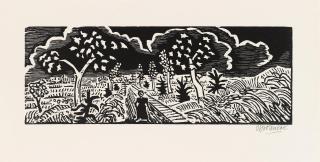 Otto Pankok - Weg mit Bäumen