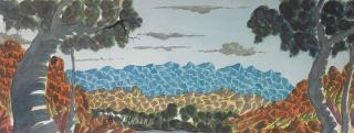 Otto Pareroultja - Arrernte Country Landscape, c.1970