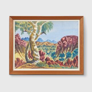 Otto Pareroultja - Central Australian Landscape