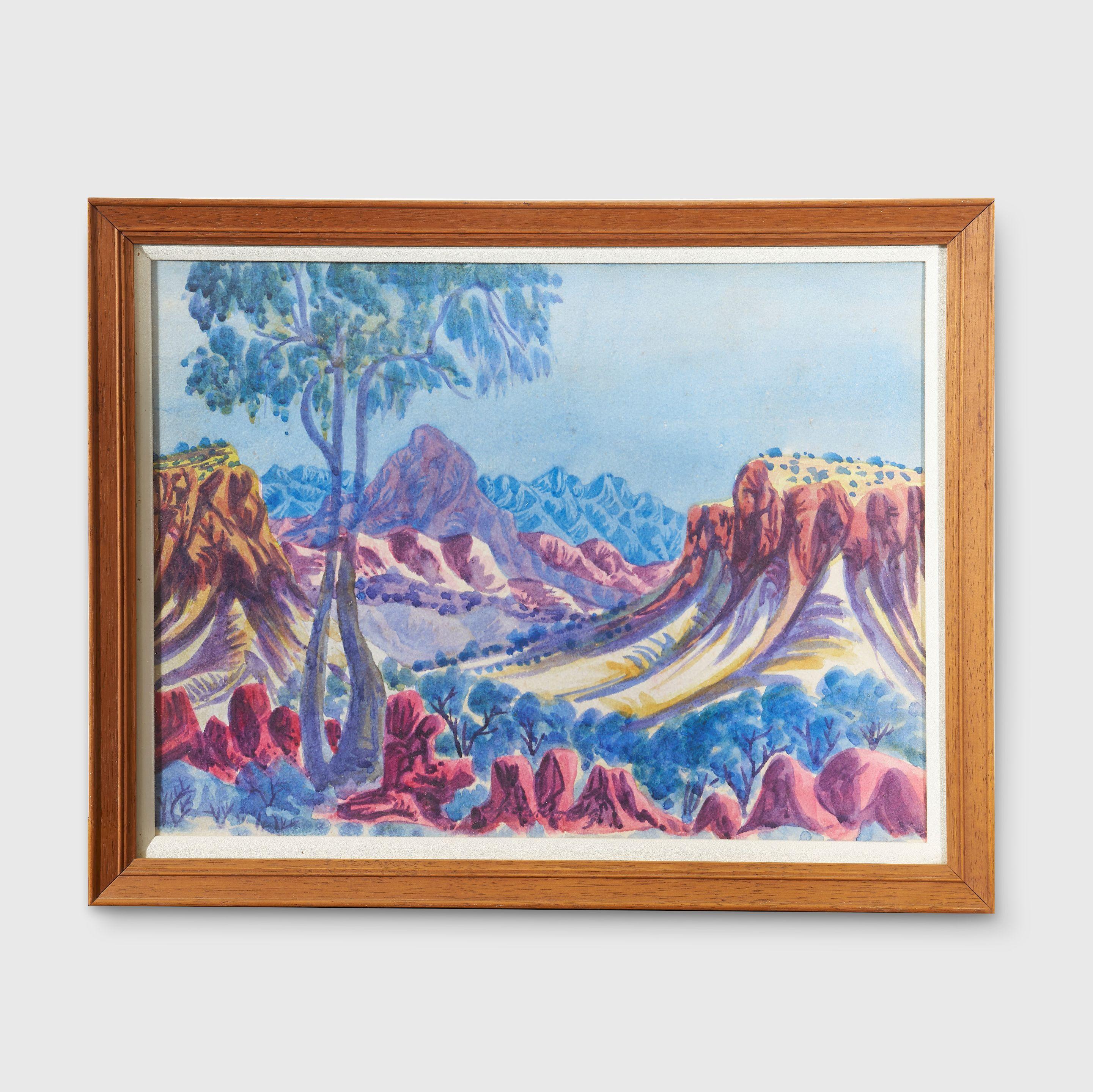 Otto Pareroultja - Central Australian Landscape