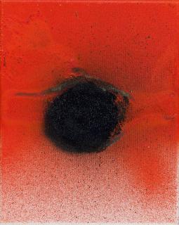 Otto Piene - „Black and Red“.