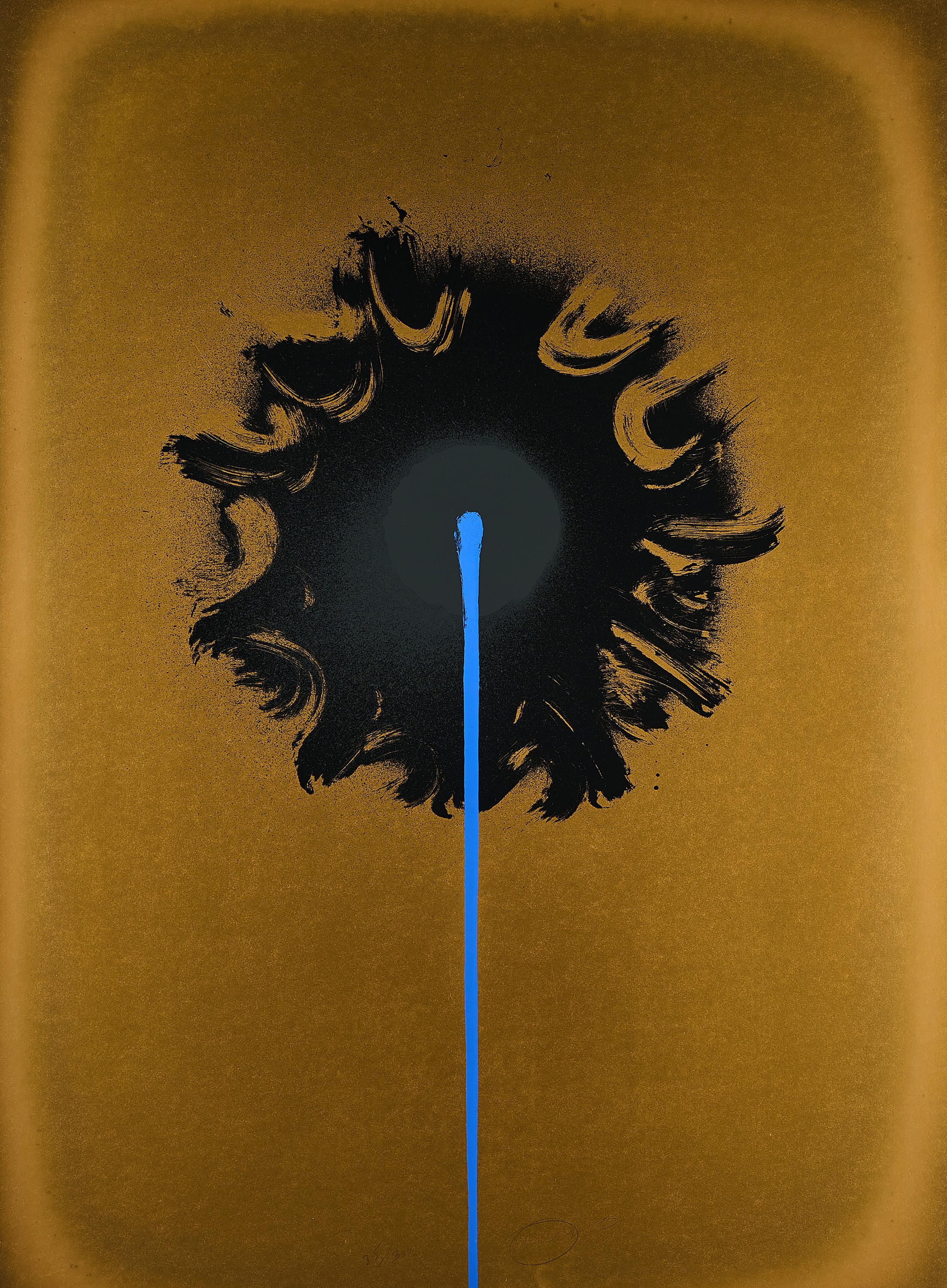 Otto Piene - Blue Streak.