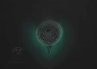 Otto Piene - Grüne Feuerblume (Green Fire Flower)