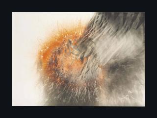 Otto Piene - Orange Fire