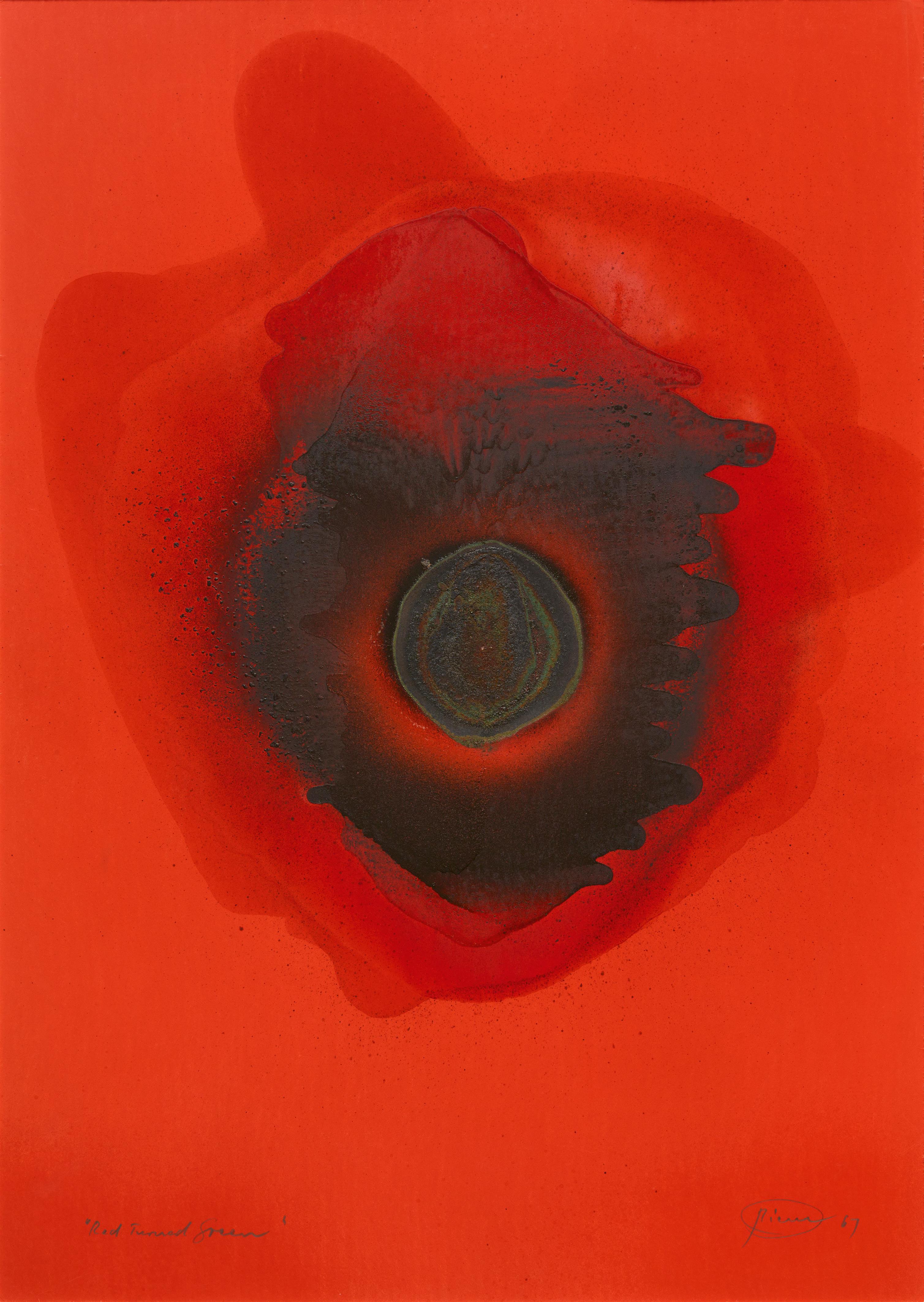 Otto Piene - Red Turned Green