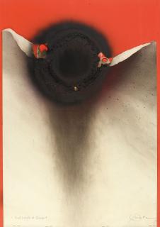 Otto Piene - „Red White & Blue“.