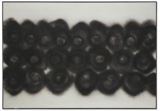 Otto Piene - Schwarzes Rauchbild