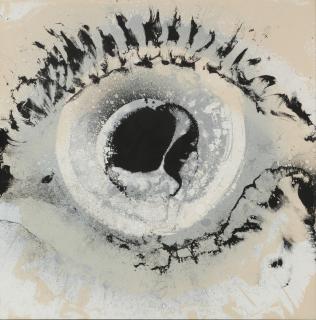 Otto Piene - Silver Eye Silver