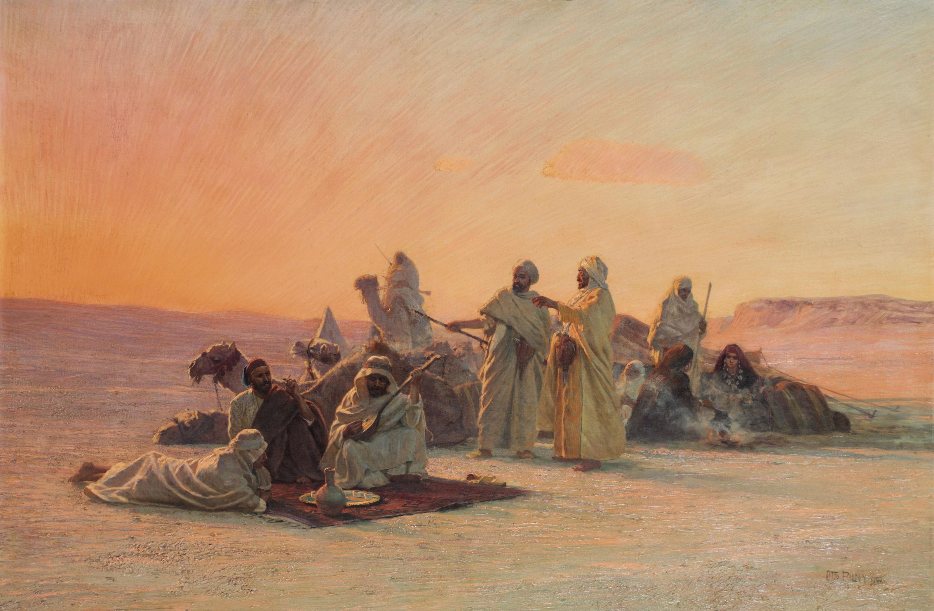 Otto Pilny - Prayer in the desert