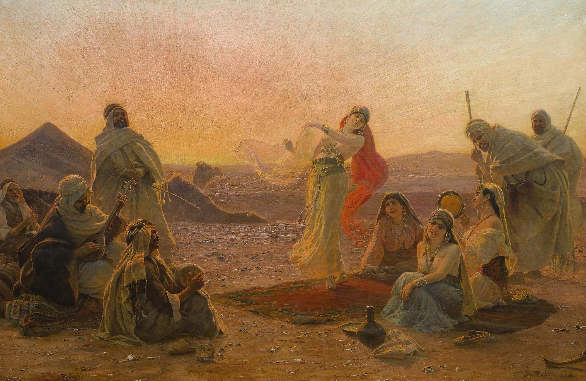 Otto Pilny - Swiss dancing At Sunset