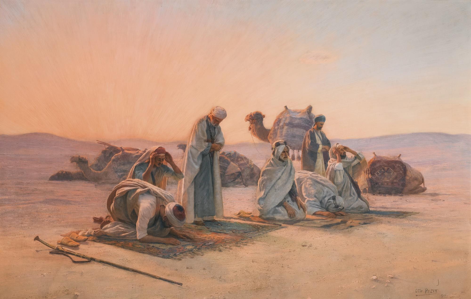Otto Pilny - Swiss prayers At Sunset