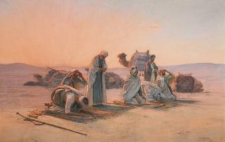 Otto Pilny - Swiss prayers At Sunset