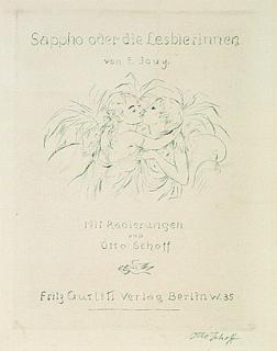 Otto Schoff - 7 Bll. in: Sappho oder die Lesbierinnen