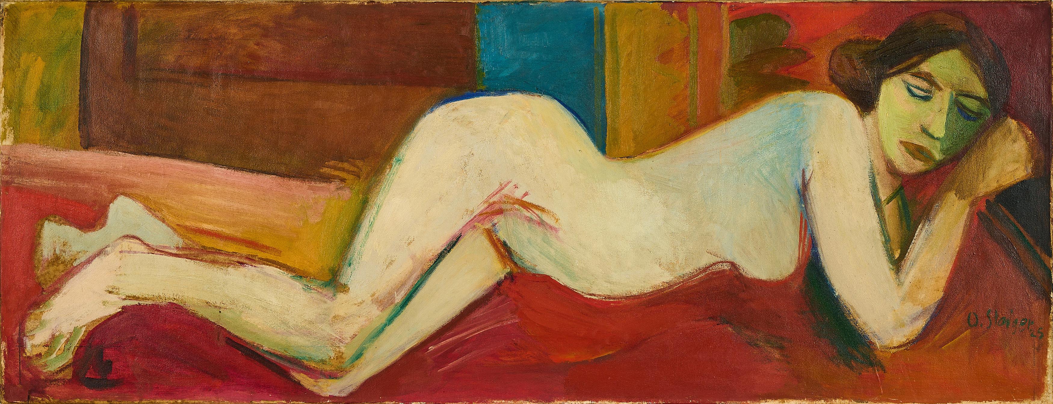 Otto Staiger - Liegender Akt.