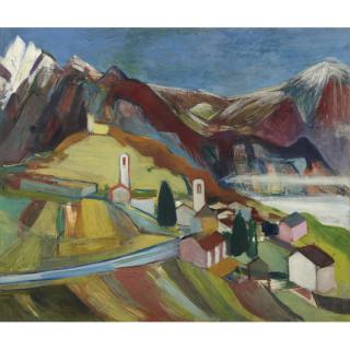 Otto Staiger - Tessiner Landschaft, 1925 Landscape In The Ticino, 1925