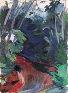 Otto Staiger - Waldweg im Tessin, 1923