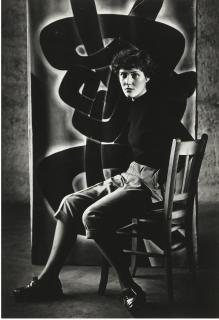 Otto Steinert - \'Monika\', 1950Vintage Silver Print. With Two Photographer\'S Stamps On The Reverse.