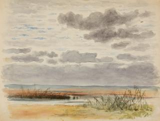 Otto Strützel - Flusslandschaft.