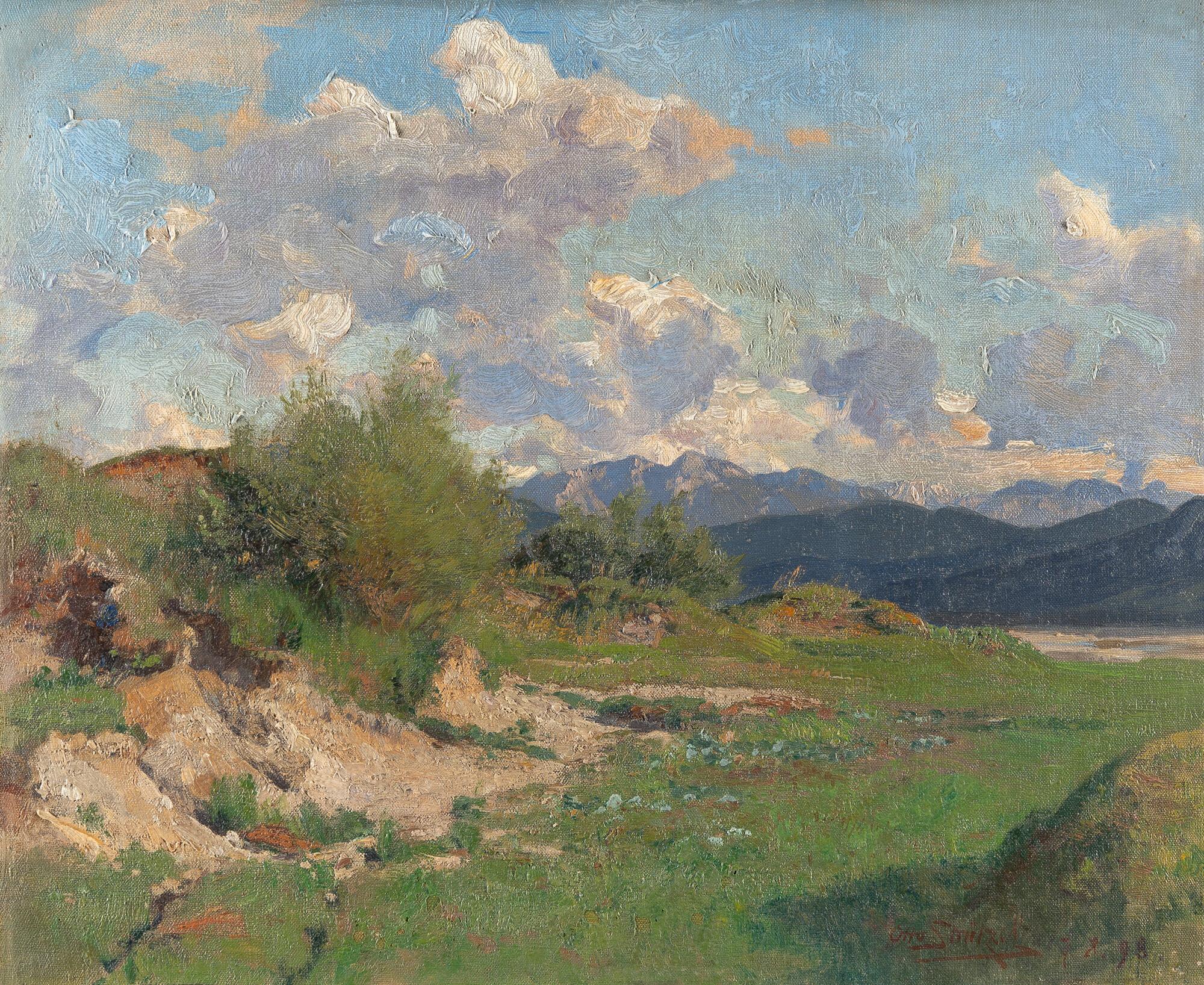 Otto Strützel - Voralpenlandschaft