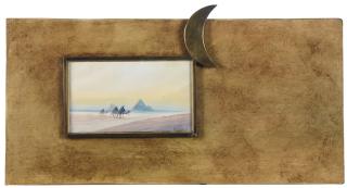 Otto Tilche - Chameaux Près Des Pyramidesotto Tilche ; Camels Near The Pyramids ; Signed Lower Right ; Watercolour On Paper