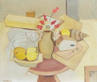 Otto van Rees - A still life on a table