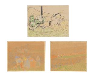Otto Van Rees - (i) Oogst (Harvest)(ii-iii) Boeren op het land (Farmers Working the Land)
