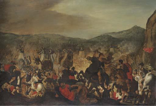 Otto van Veen - Scipio fighting at the Battle of Zama