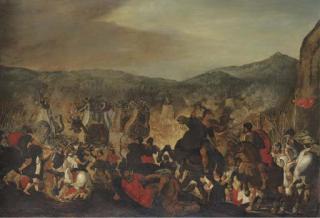 Otto van Veen - Scipio fighting at the Battle of Zama