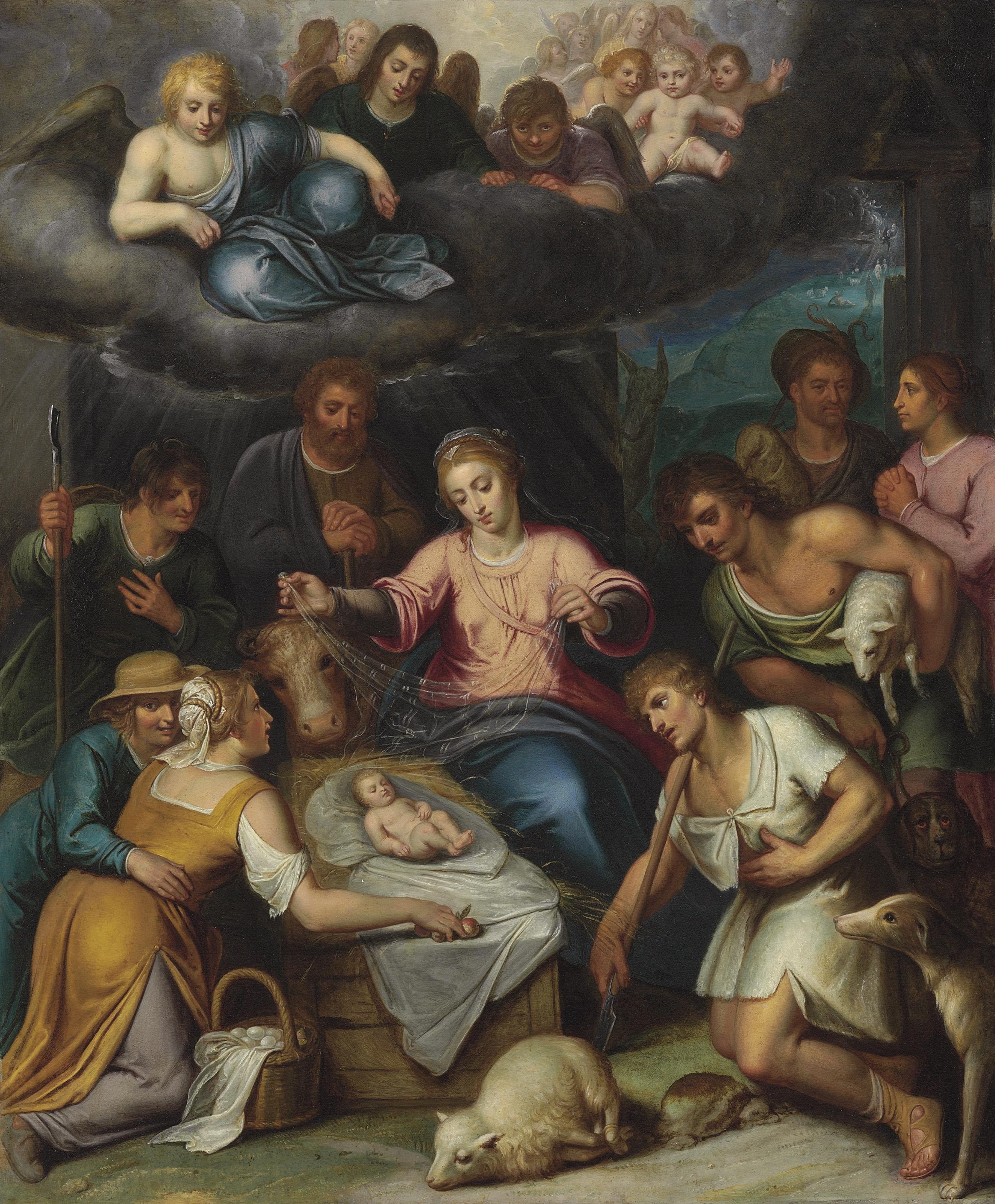 Otto van Veen - The Adoration Of The Shepherds
